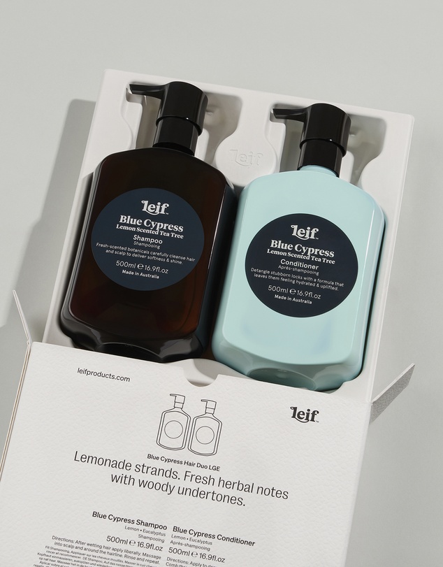 Leif Products - Blue Cypress Hair Duo LGE