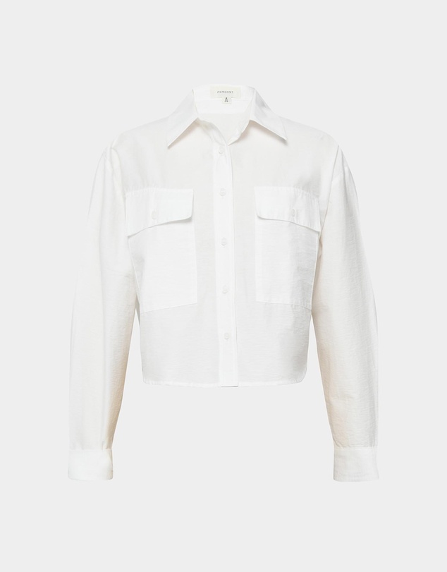 Forcast - Kyla Crop Pocket Shirt