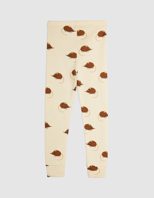 Mini Rodini - Elephant Shrew AOP Leggings - Babies-Kids