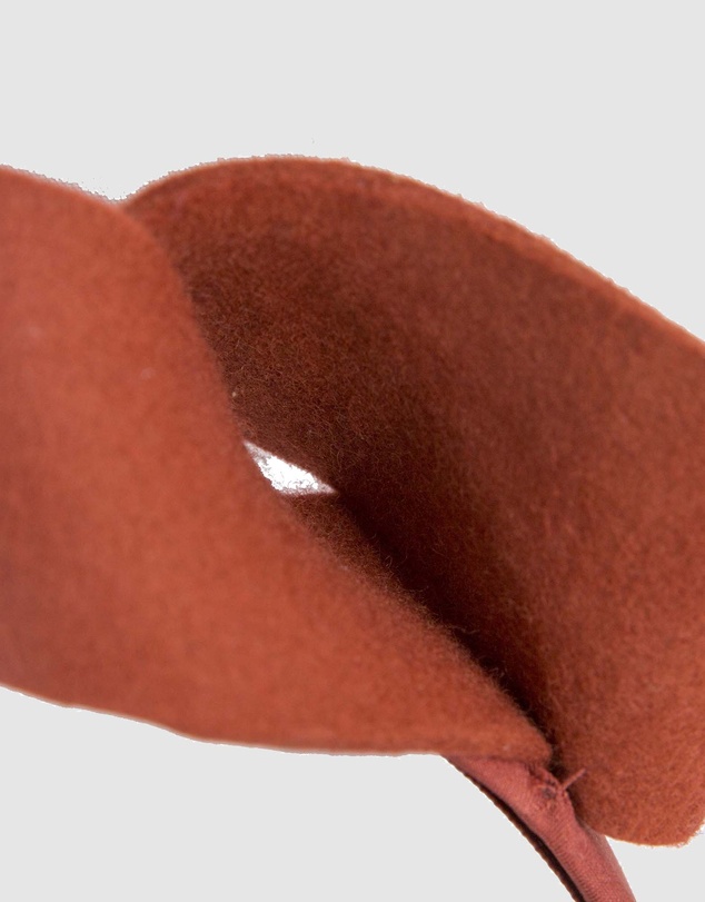 Max Alexander - Felt Rust Spiral Fascinator