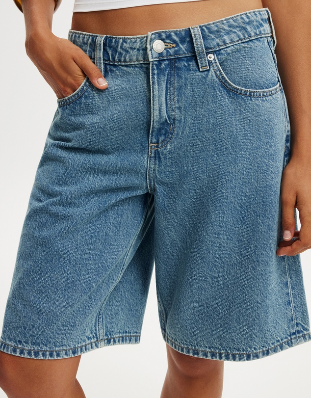 Cotton On - Baggy Denim Shorts