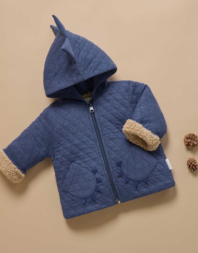 Purebaby - Quilted Dragon Jacket -Kids-Babies