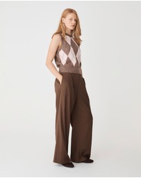 Forcast - Jacinta Argyle Knit Vest