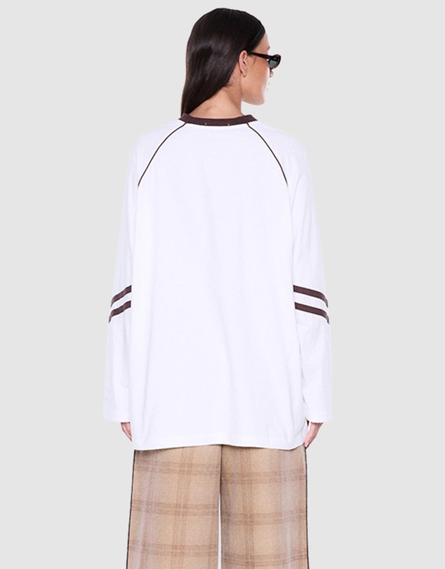 ENA PELLY - Marlie V-Neck LS Tee
