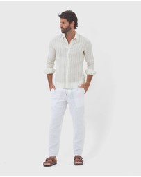 Coast Clothing - Miami LS Linen Shirt