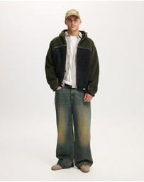 Cotton On - Hooded Teddy Jacket
