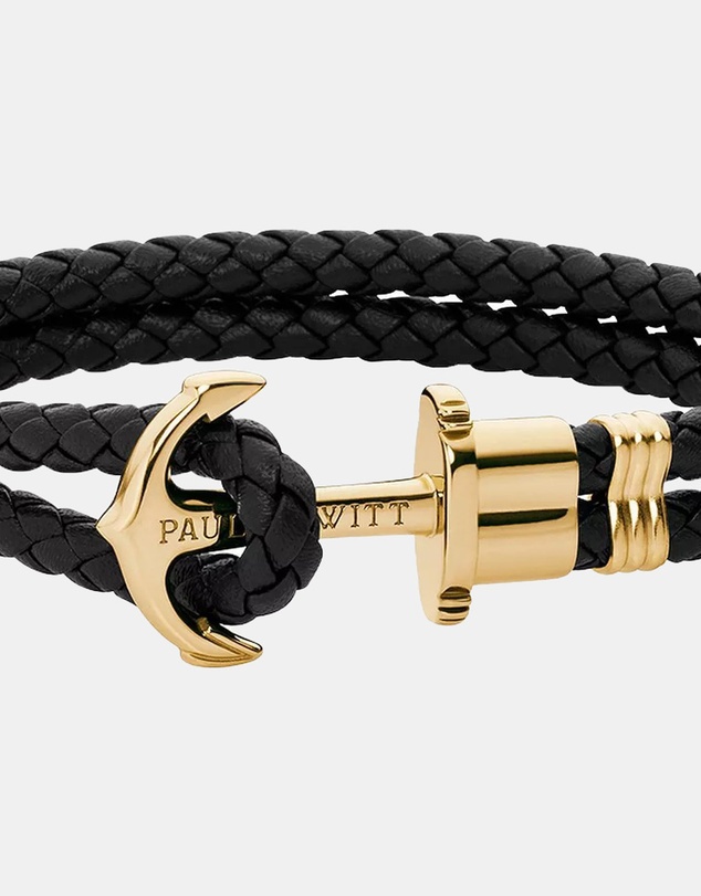 Paul Hewitt - Phrep Black Leather XL Bracelet