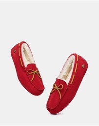 EVERAU - EverAU Ugg Miracle Moccasin Leather Upper Moccasins