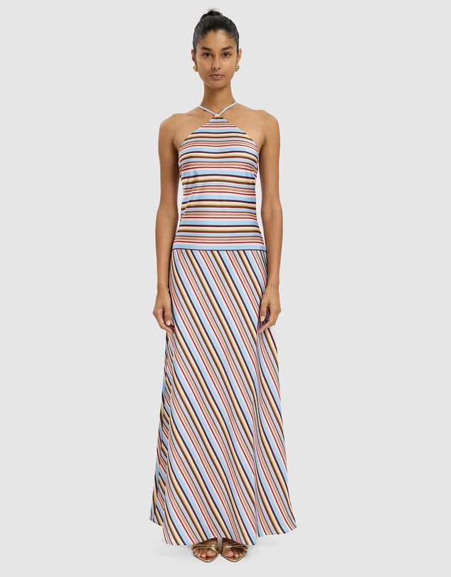 With Harper Lu - Halter Maxi Dress