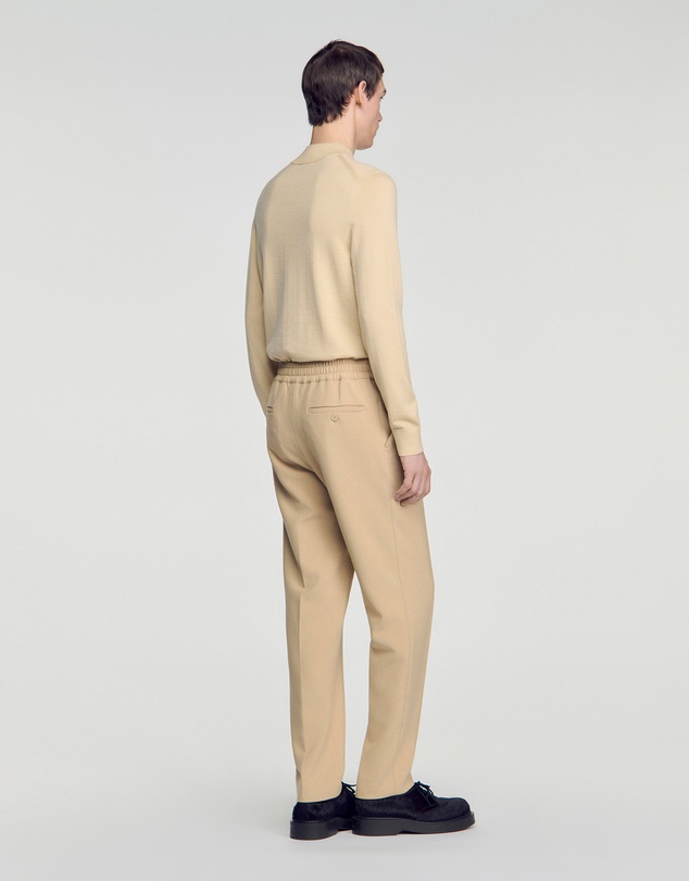 Sandro - Jersey Pli Pants