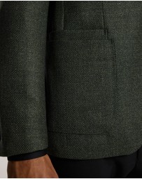 Calibre - Hopsack Wool Blazer Khaki