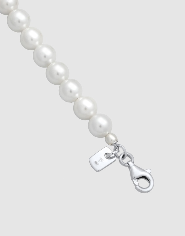 Kuzzoi - ICONIC EXCLUSIVE - Classic Shell Pearl Necklace in 925 Sterling Silver