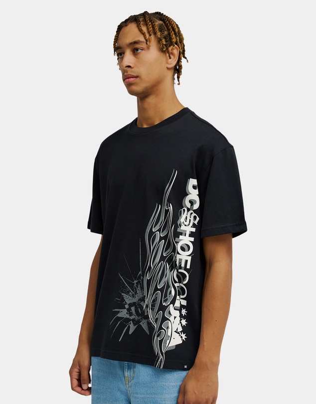 DC Shoes - Mens DC Side Flame T-Shirt