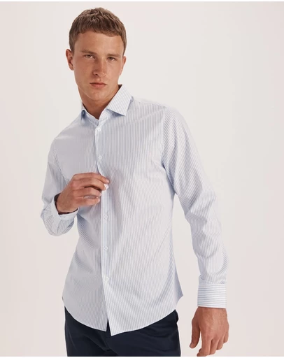 SABA - Prince Long Sleeve Tapered Stripe Shirt