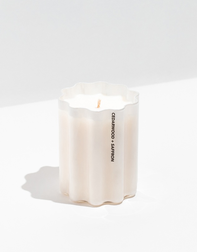 Fazeek - Cedar & Saffron Wave Candle