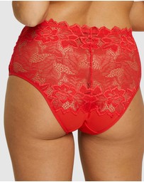 Sans Complexe - Arum Prima Mid Rise Sheer Stretch Lace Brief