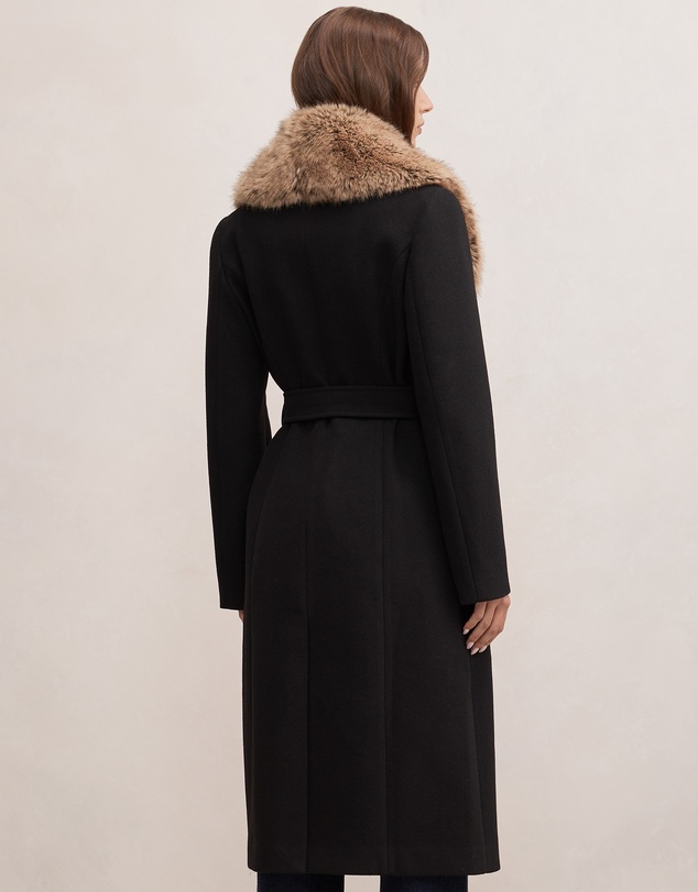 Forever New - Shelby Faux Fur Collar Coat