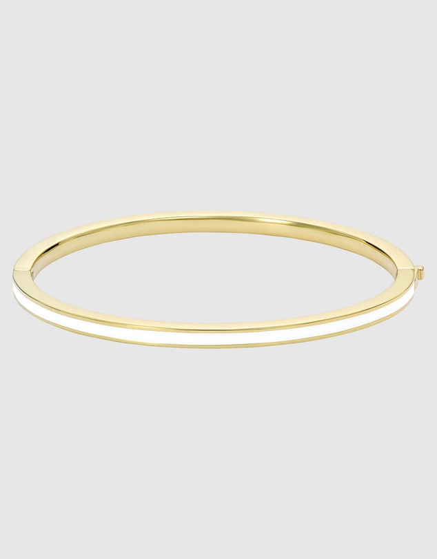 Ted Baker - ROLEY: Classic Colour Enamel Slim Bangle Bracelet
