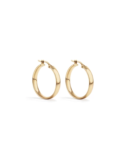 Michael Hill - 20mm Round Hoop Earrings in 10kt Yellow Gold