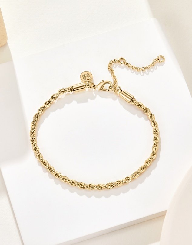 Mestige - Heirloom Fine Chain Bracelet - 18K Gold Plated