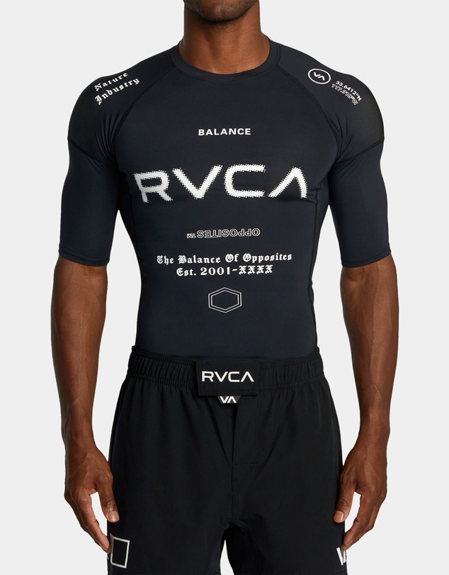 RVCA - Mens Sport Short Sleeve Rash Vest
