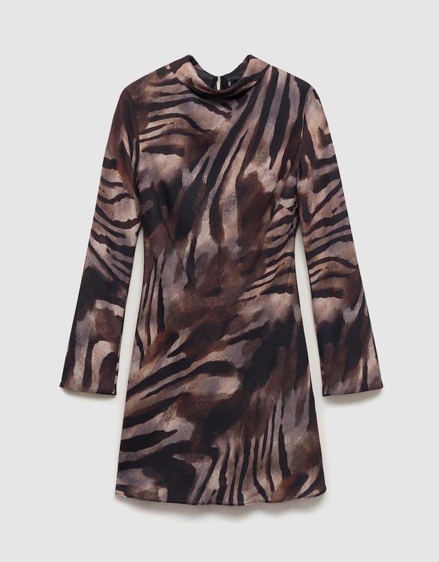 M.N.G - Martina Zebra Satin Dress