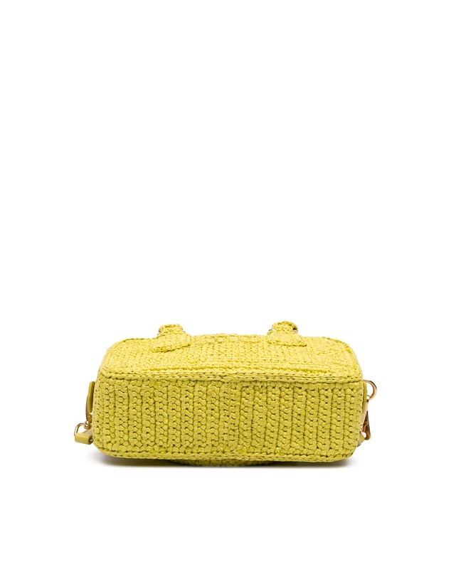 Pre-Loved by Azura Reborn - Pre-Loved Raffia Crochet Arcadie Top Handle Bag
