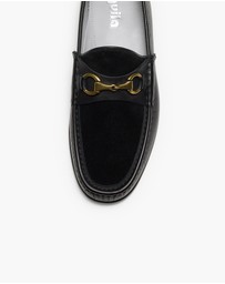 Aquila - Argyle Horse bit Loafers