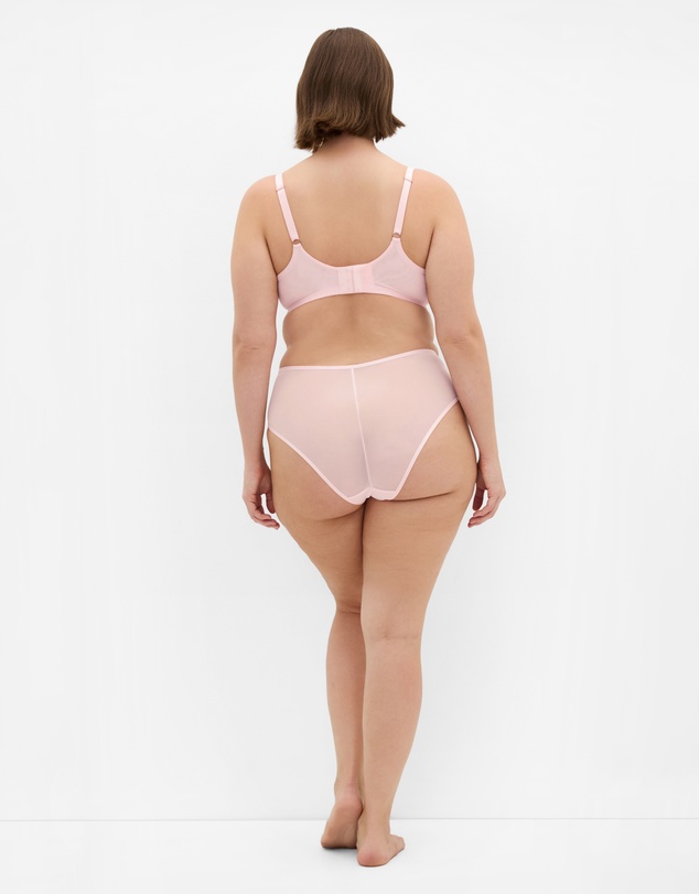 City Chic - Plus size Poppy Underwire Bra - pink icing