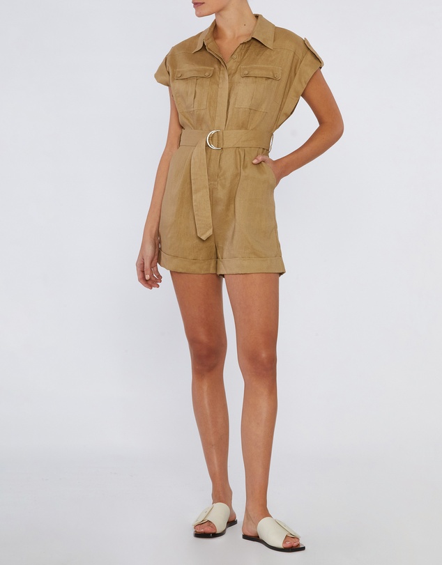 Amelius - Arizona Linen Playsuit