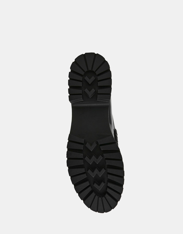 Steve Madden - Langsten-CN Black Leather Loafers