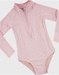Aqua Blu Kids - Stepping Stones Long Sleeve One Piece - Kids