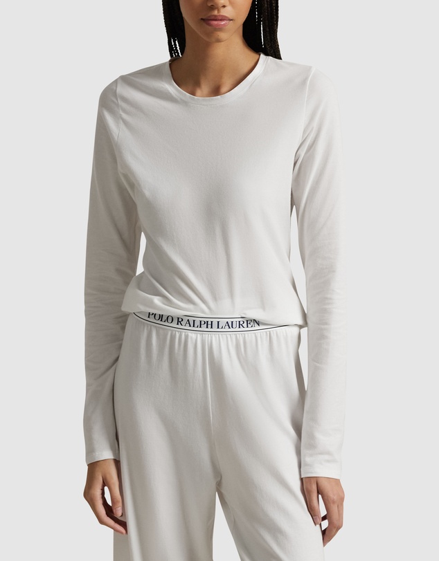 Polo Ralph Lauren - Club Cotton Long Sleeve Crew Neck Sleep T-Shirt