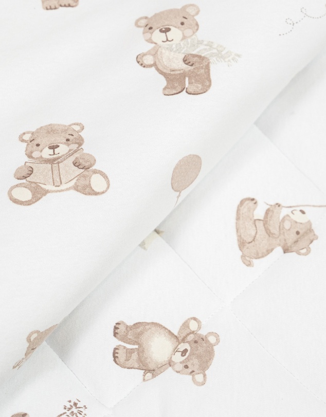 Living Textiles - Deluxe Nap Mat - Cuddly Bear