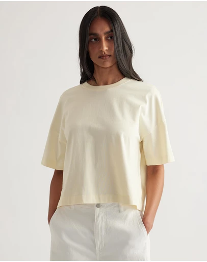 Decjuba - Allegra Cropped Boxy Tee