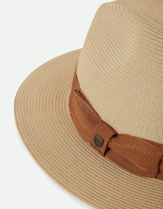 Brixton - Roma Straw Packable Fedora