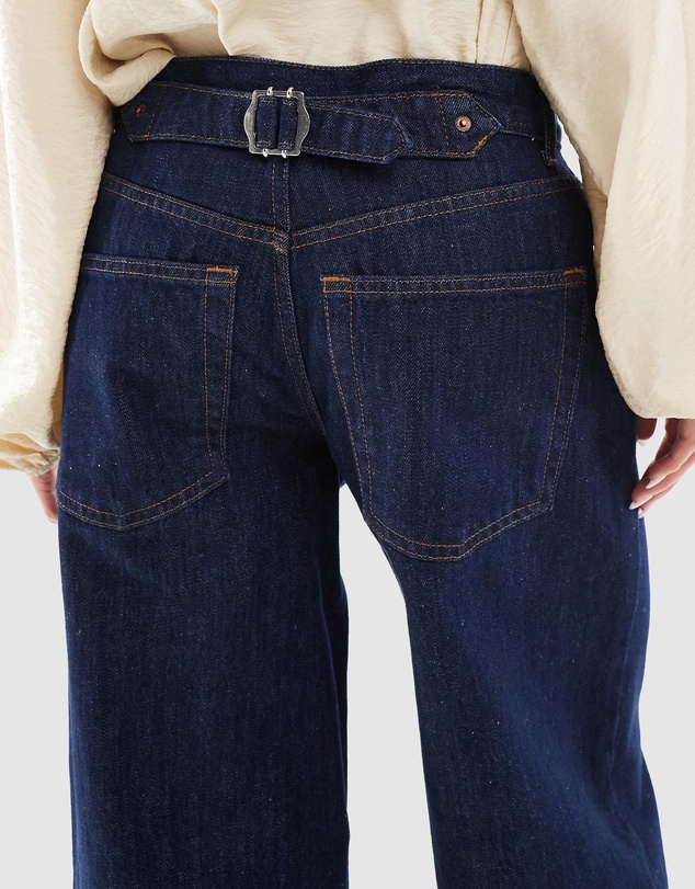TOPSHOP - Cinch Low Rise Relaxed Jeans