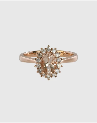 Von Treskow - 9ct Gold Park Avenue Morganite Ring