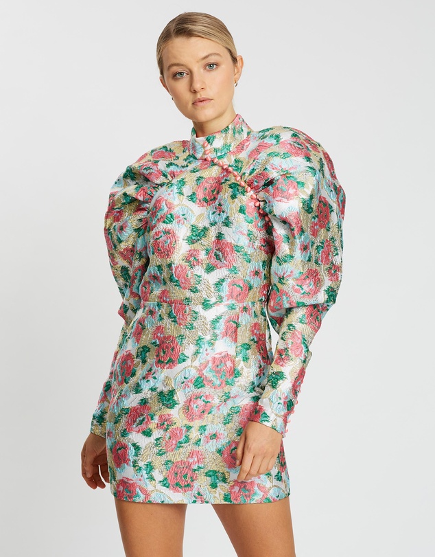 ROTATE - Kim Jacquard Dress