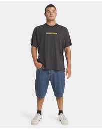 Billabong - Boys 8 to 16 Spec 73 Bad Dog Denim Shorts