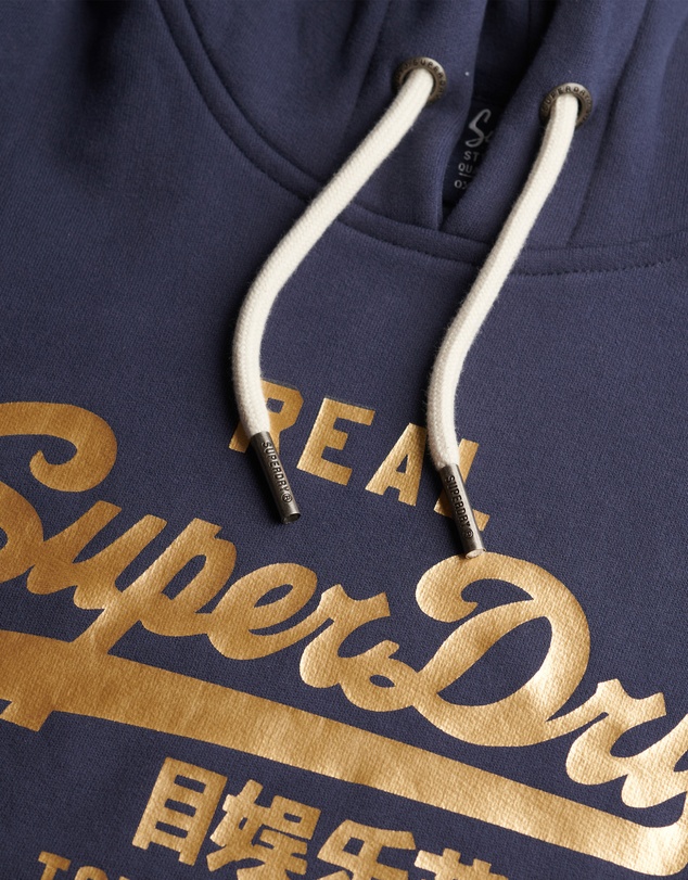 Superdry - Vintage Logo Metallic Hoodie
