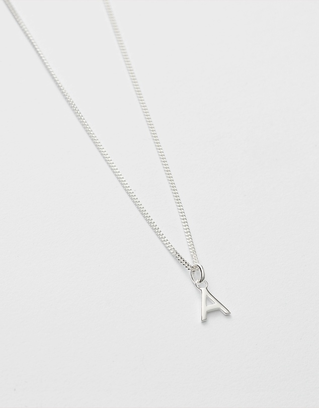 Kirstin Ash - A Outline Initial Necklace