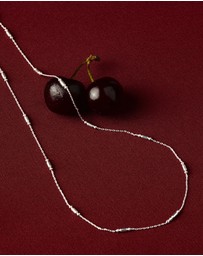 Najo - Piantina Silver Necklace (45cm+ext)