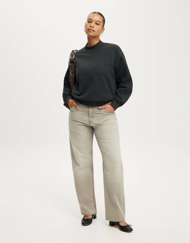Cotton On - Mock Neck Sweatshirt