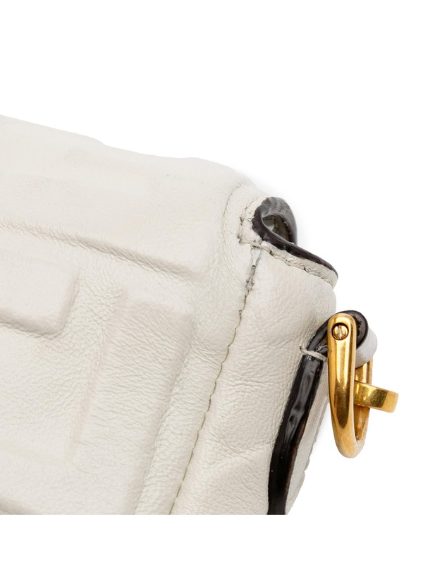 Pre-Loved by Azura Reborn - Pre-Loved Mini Zucca Embossed Leather Baguette Satchel