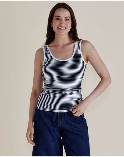 Navy Stripe