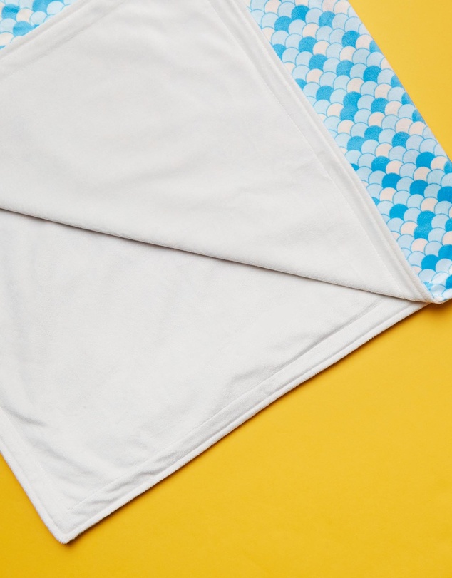 itti bitti - Cot Blankee - SeaClam with White
