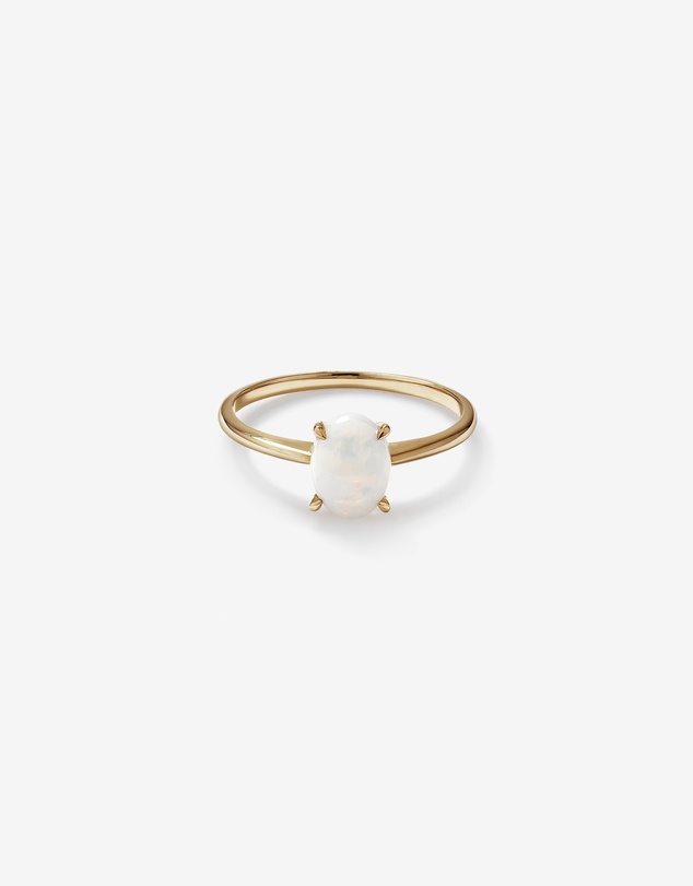 Michael Hill - Solitaire Ring with Opal in 10kt Yellow Gold
