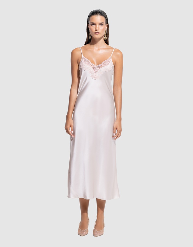 GINIA - Silk Lace Slip