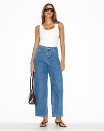 Dazie - Palma Mid Rise Barrel Jeans
